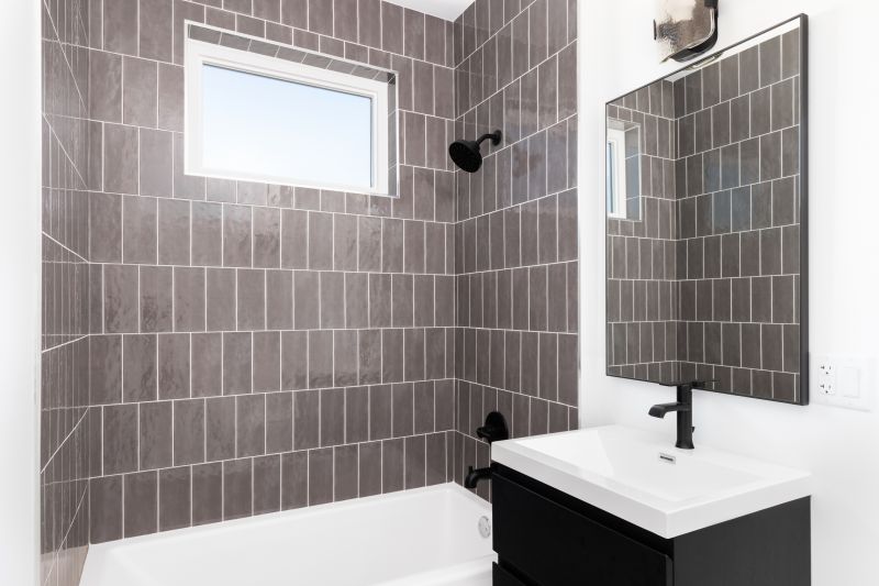 Textured Wall Tiles in Shower